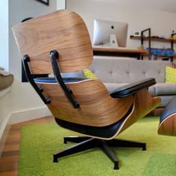 Image of: Eames Lounge Chair & Ottoman