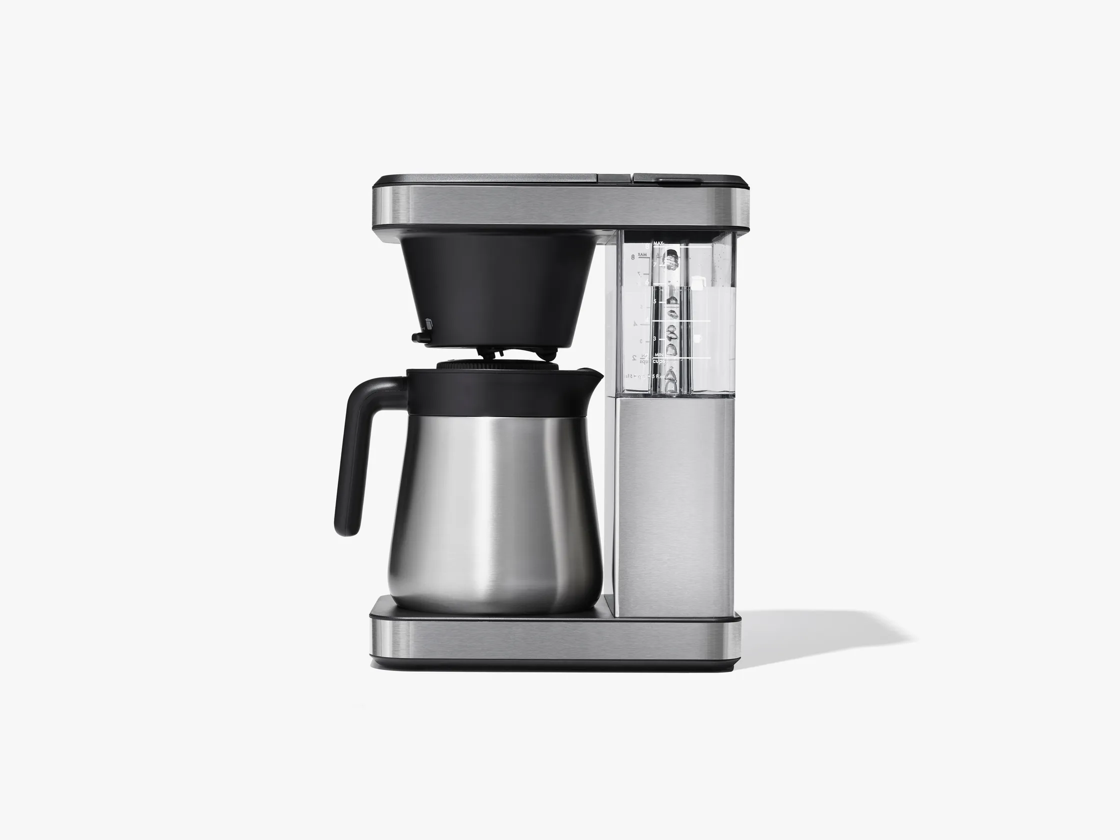 OXO Brew 8 Cup Coffee Maker, Stainless Steel,Black