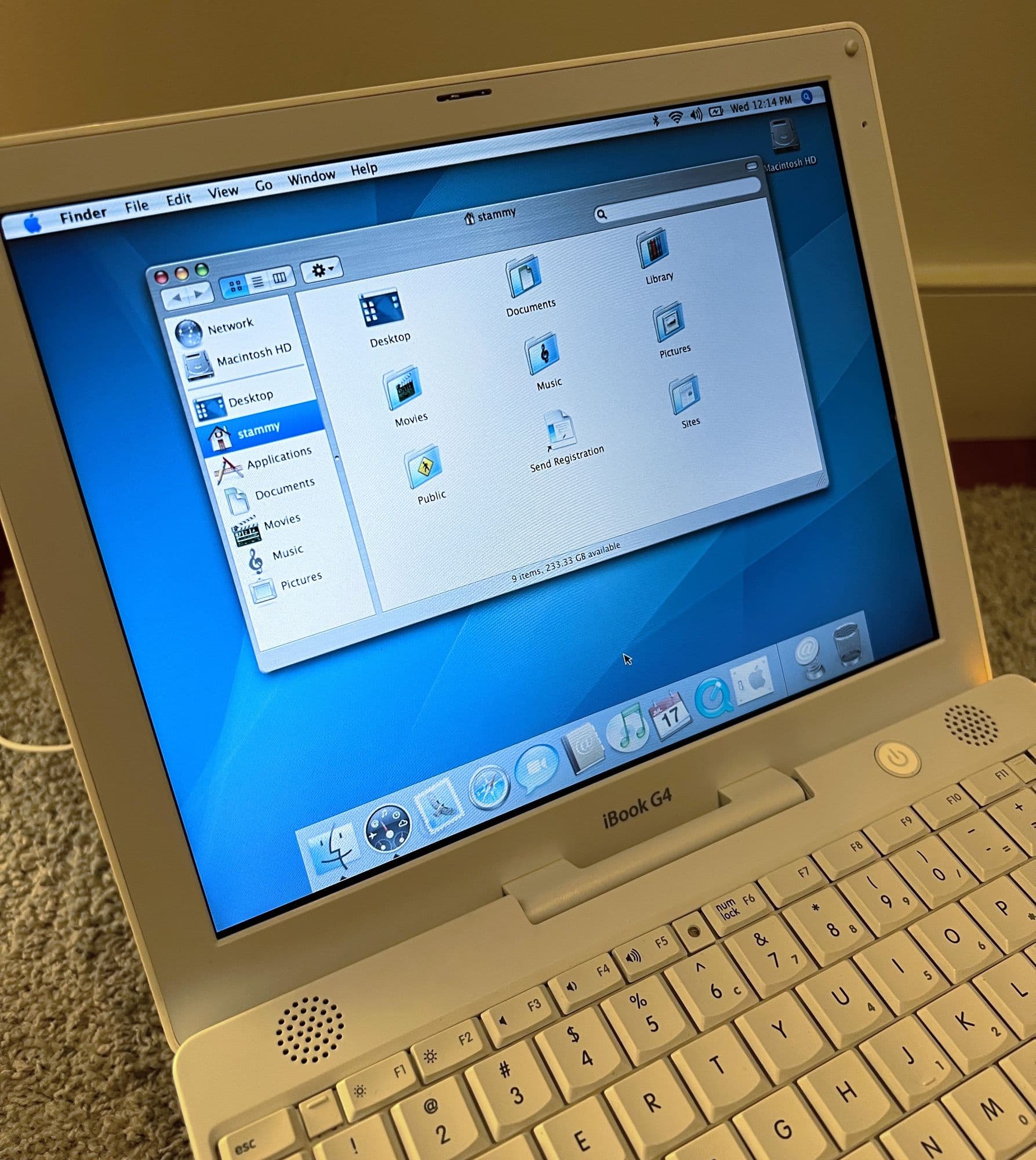 Stammy's Apple iBook G4