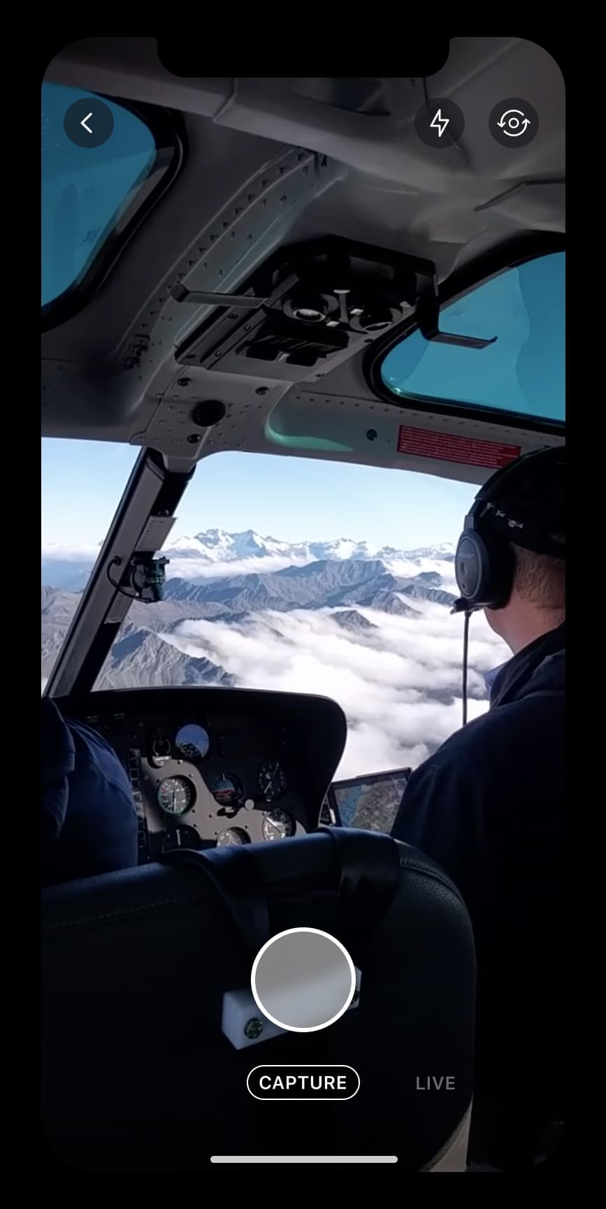 Twitter camera prototype mock