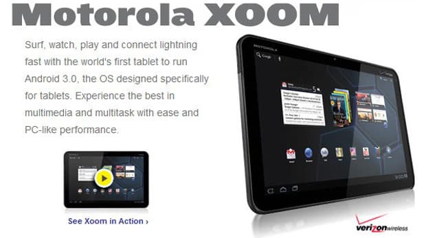 Motorola Xoom Launch advertising