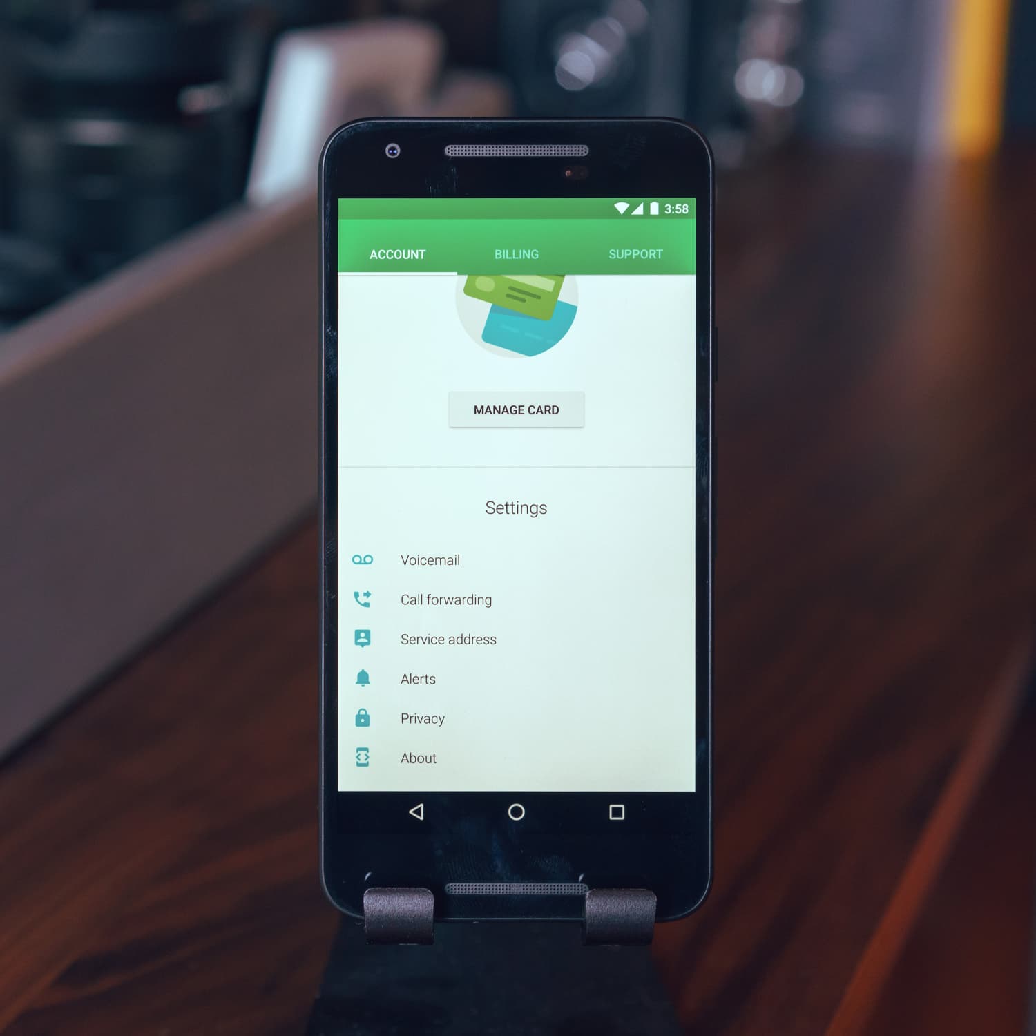 Google Project Fi app interface