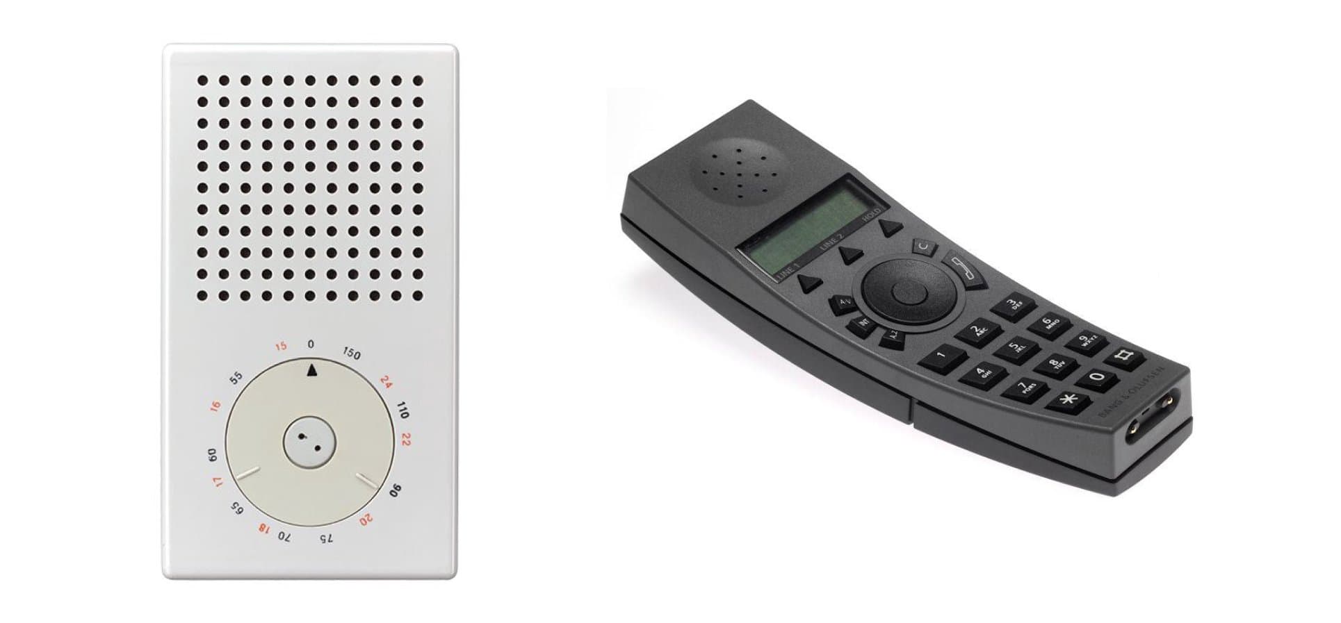 iPod inspiration: Braun T3 transistor radio and Bang & Olufsen BeoCom 6000 phone