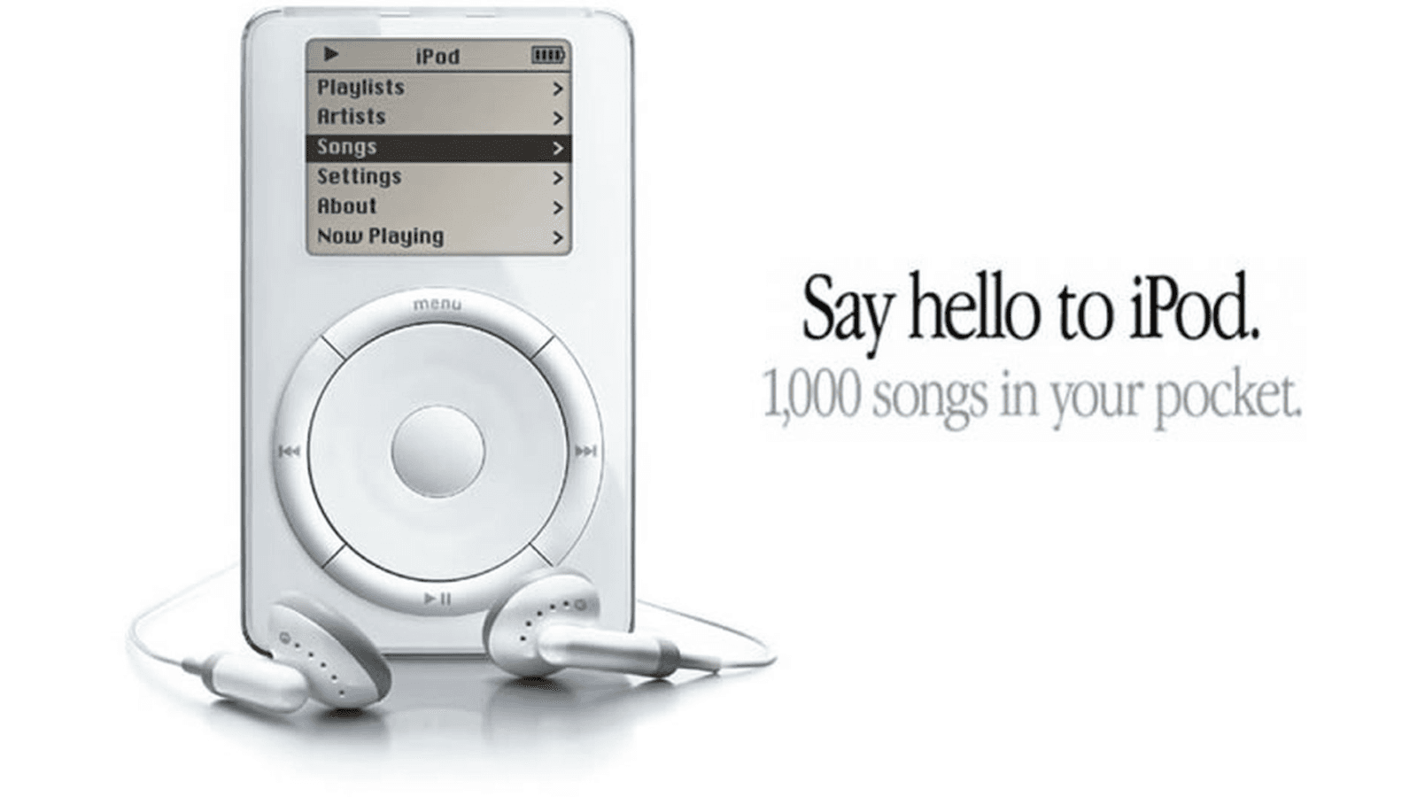 iPod launch graphic