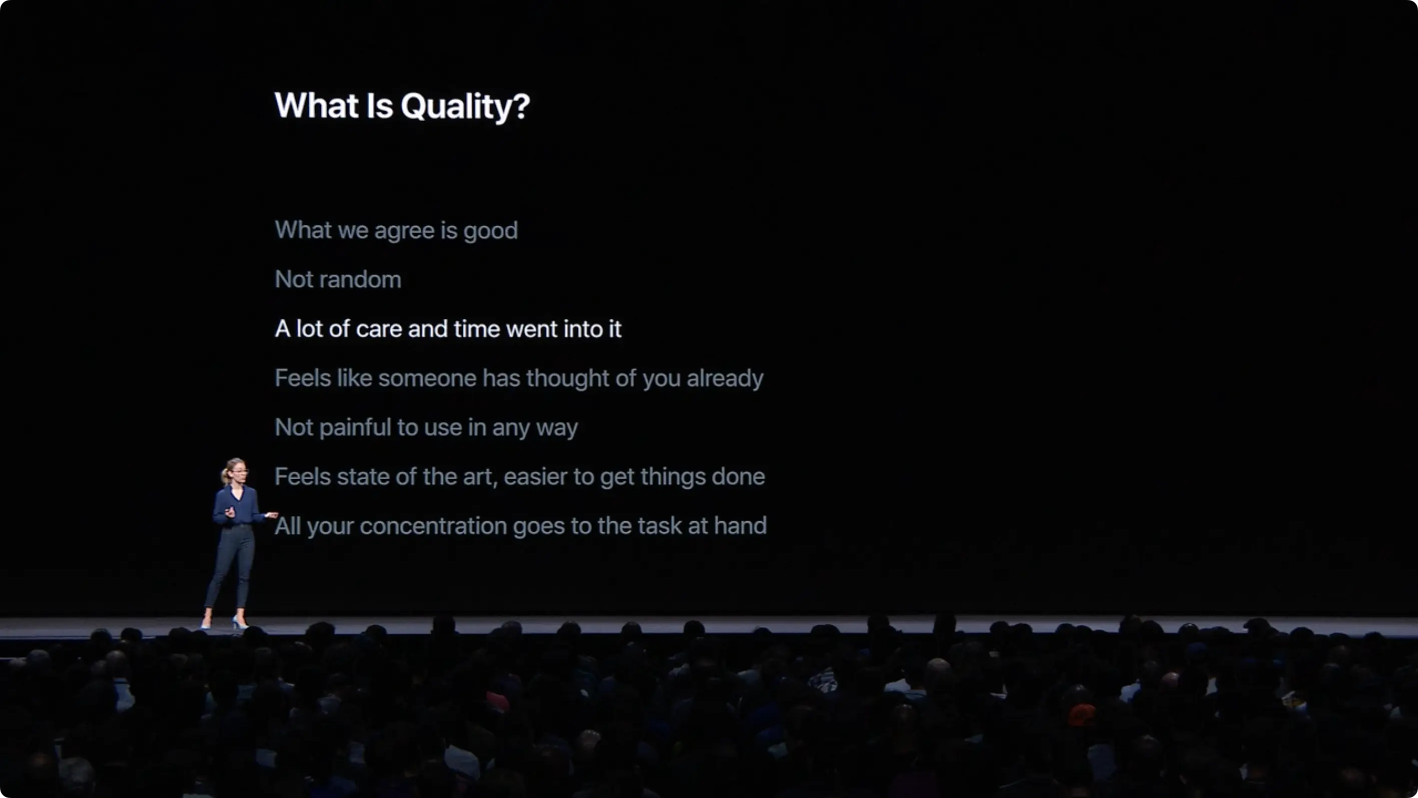 Apple WWDC Quality