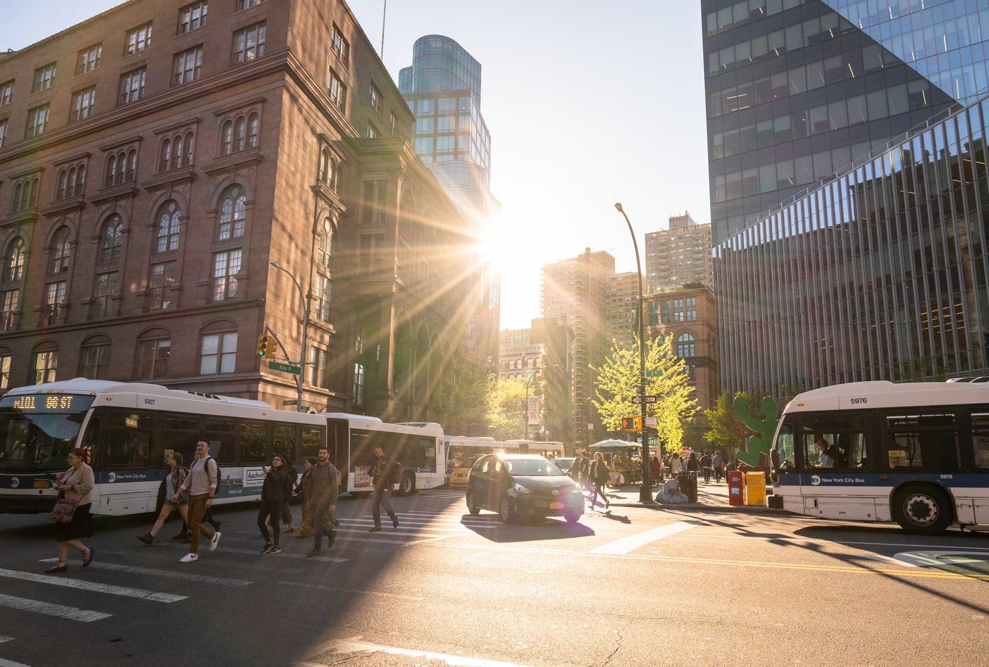 Astor Place near East Village