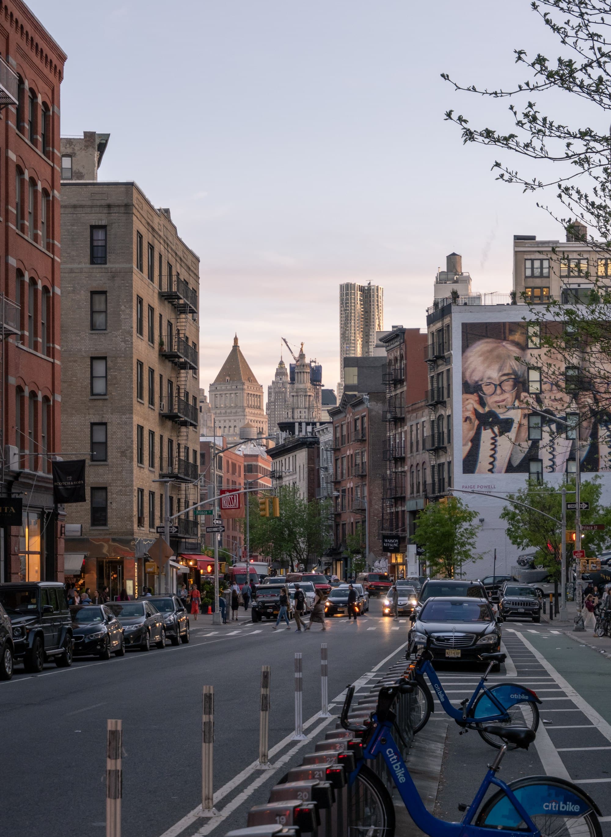 Looking south to SoHo on Lafayette St