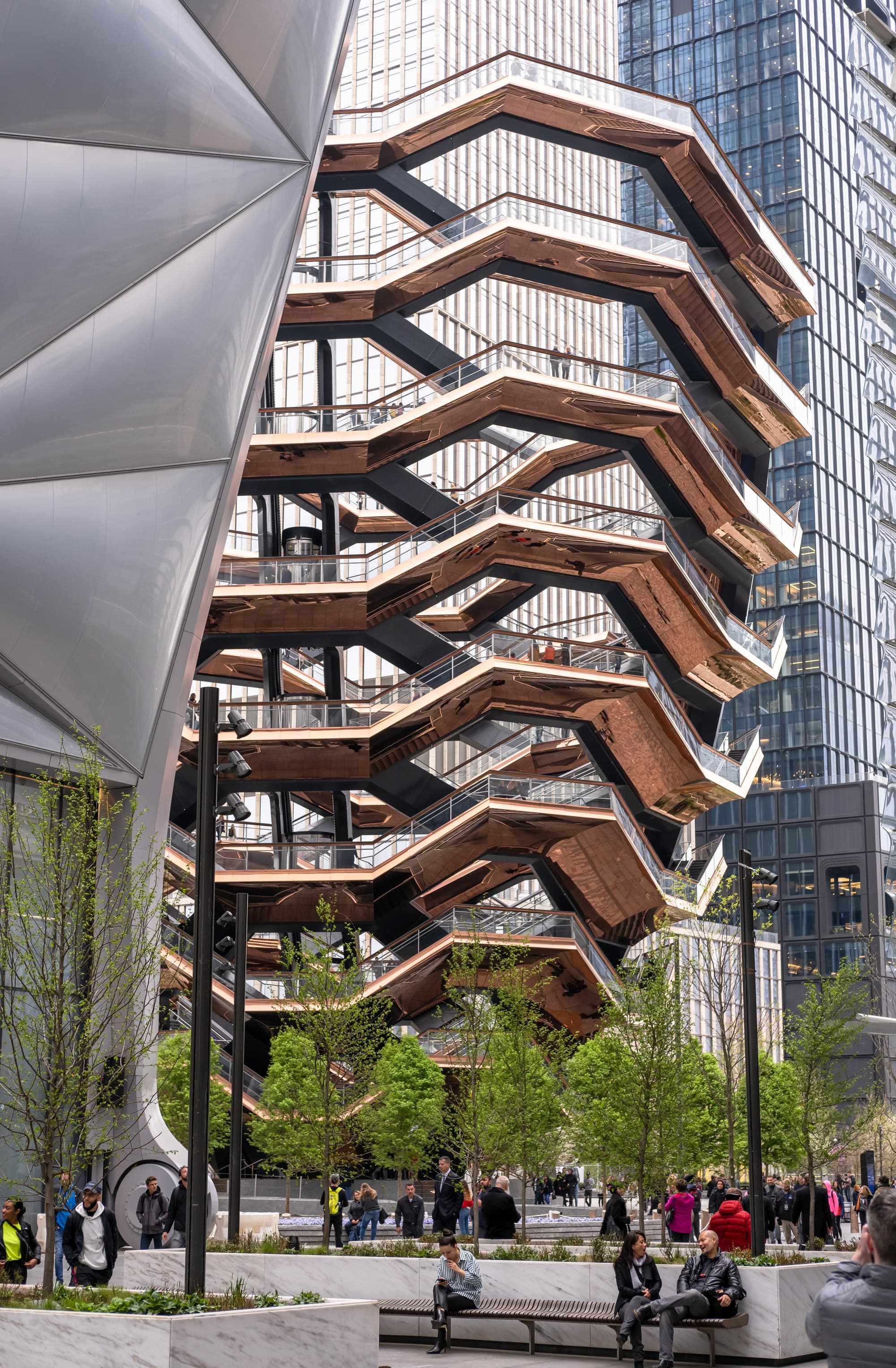 The Vessel structure at Hudson Yards