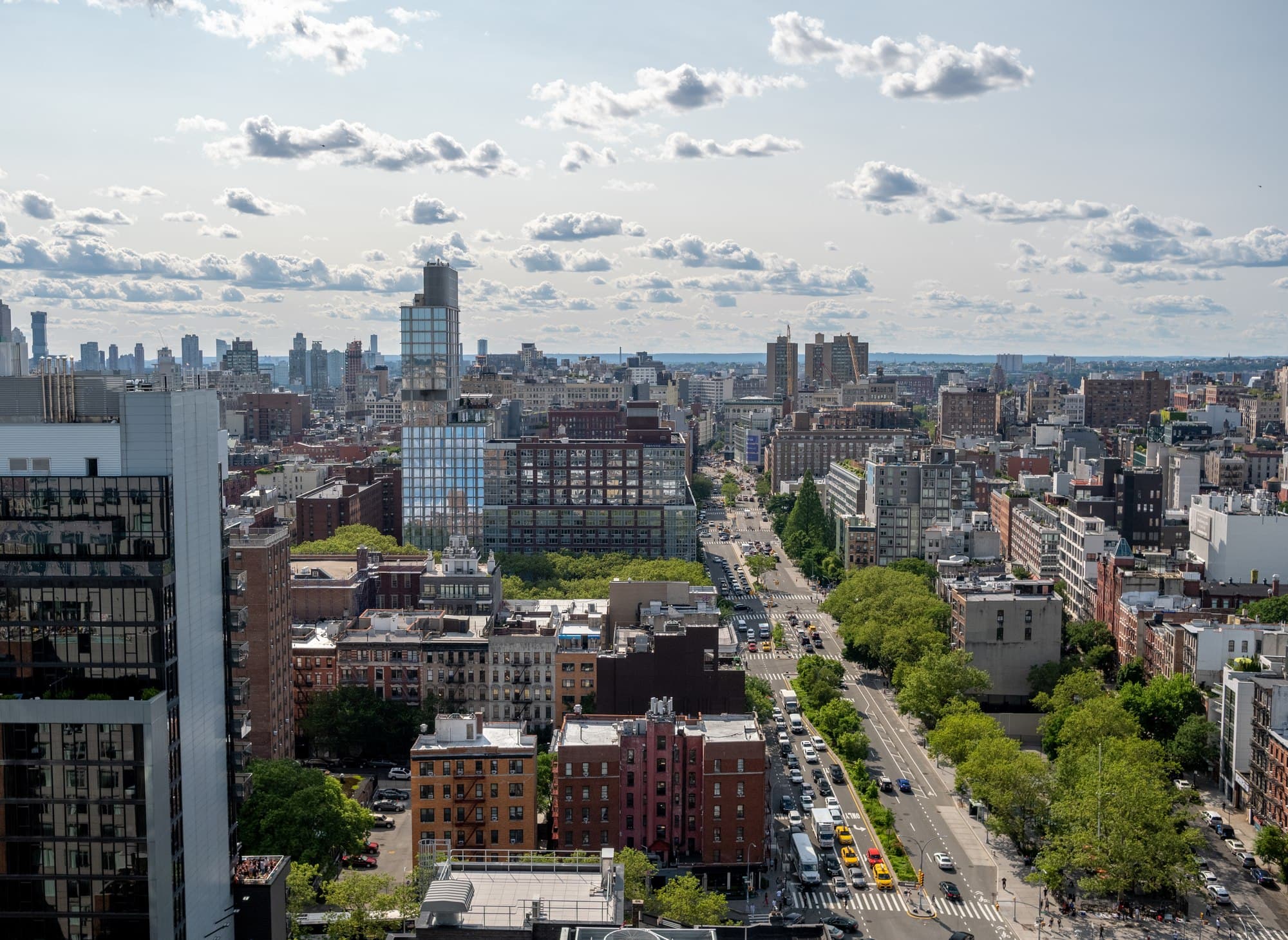 Lower East Side, facing west
