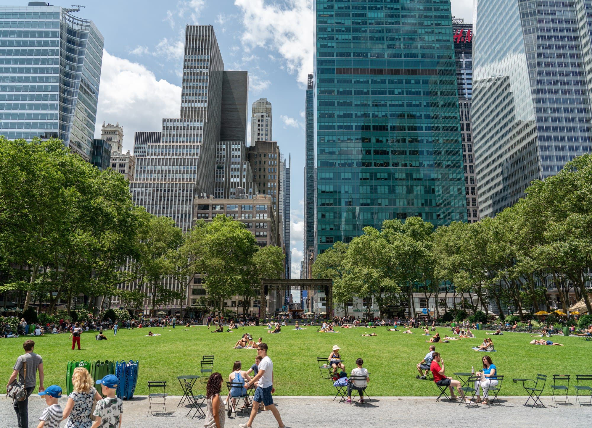 Bryant Park in June