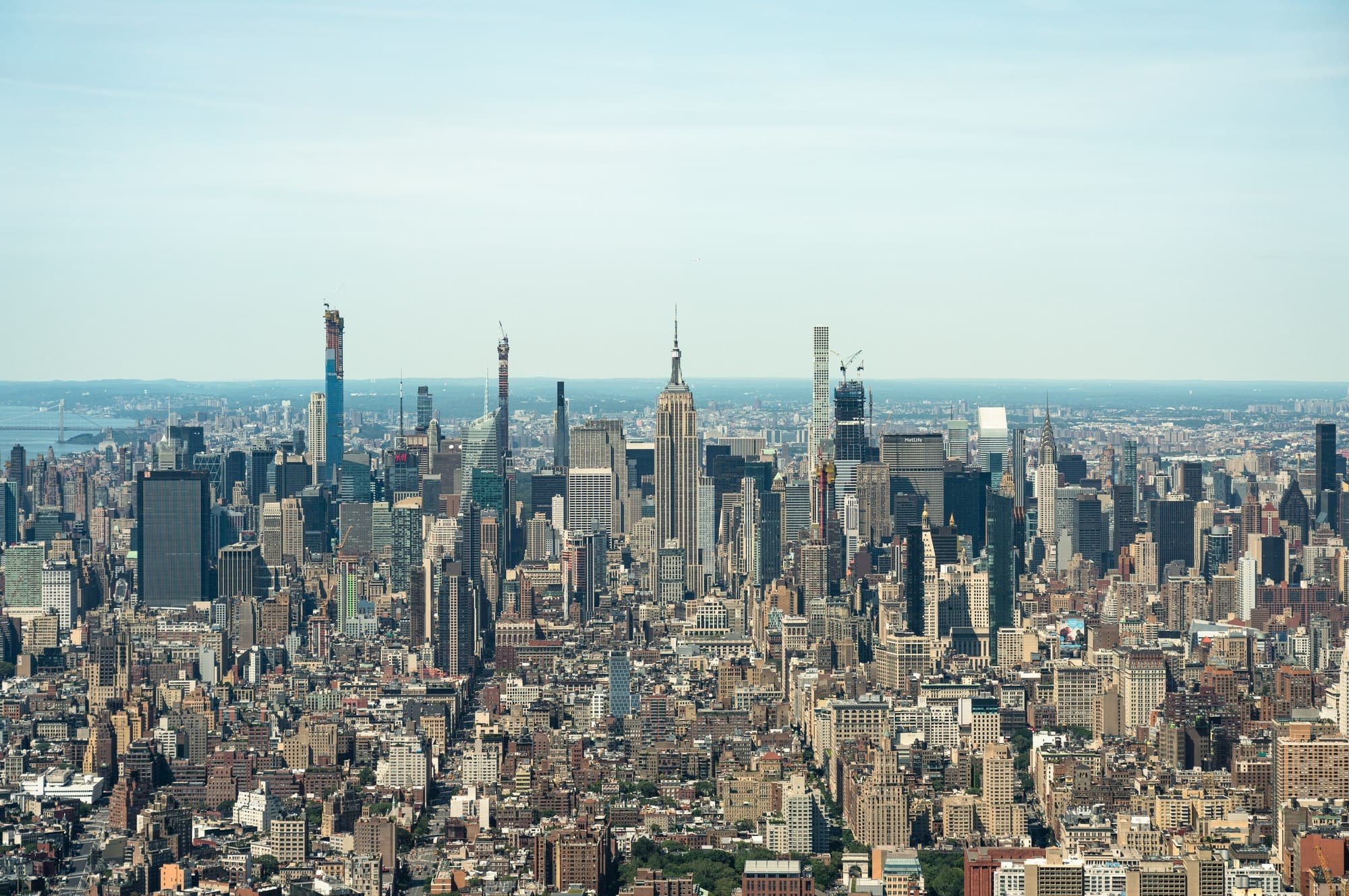 Manhattan and the Empire State building