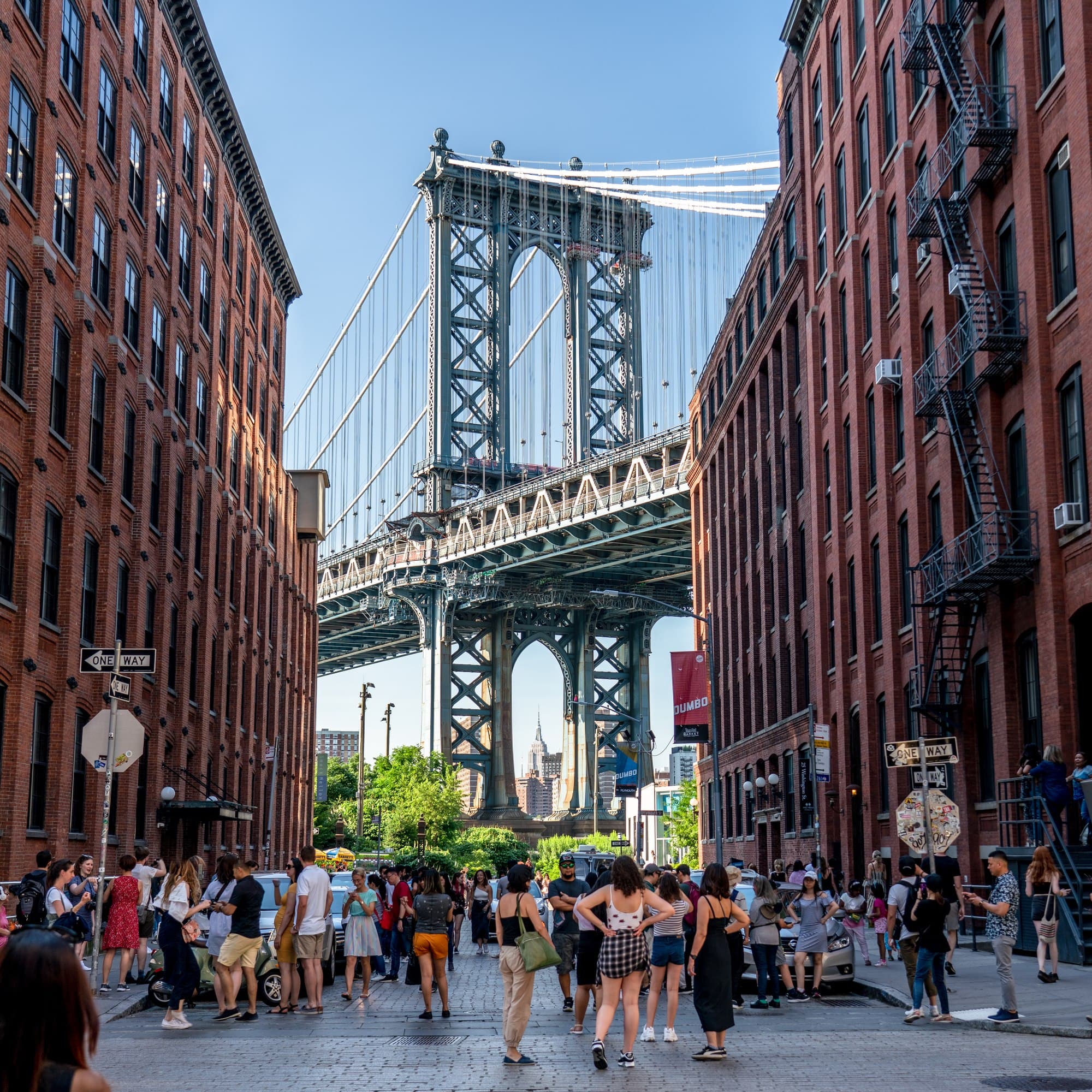 Obligatory photo of the Manhattan Bridge from Washington Street in Brooklyn