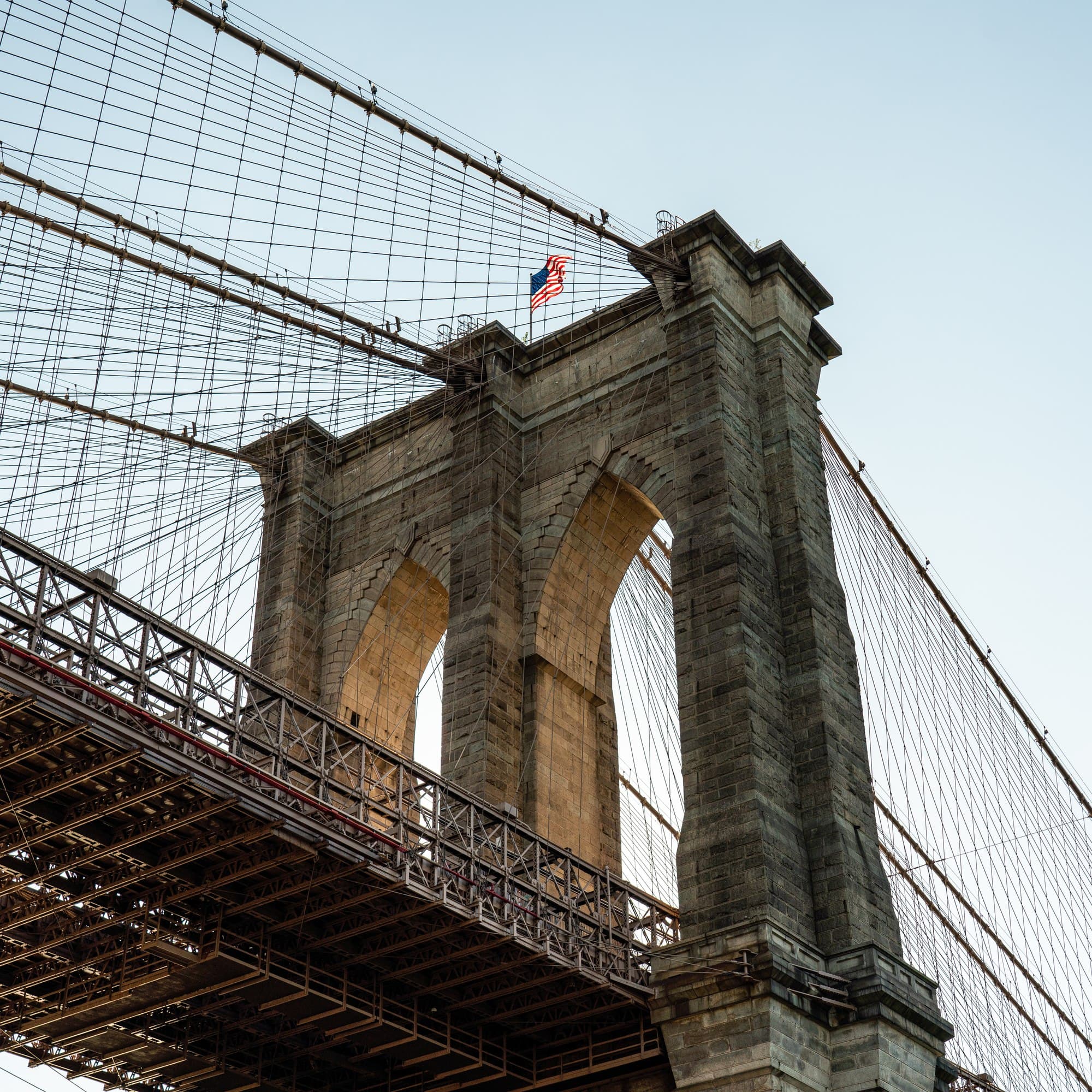Brooklyn Bridge in DUMBO