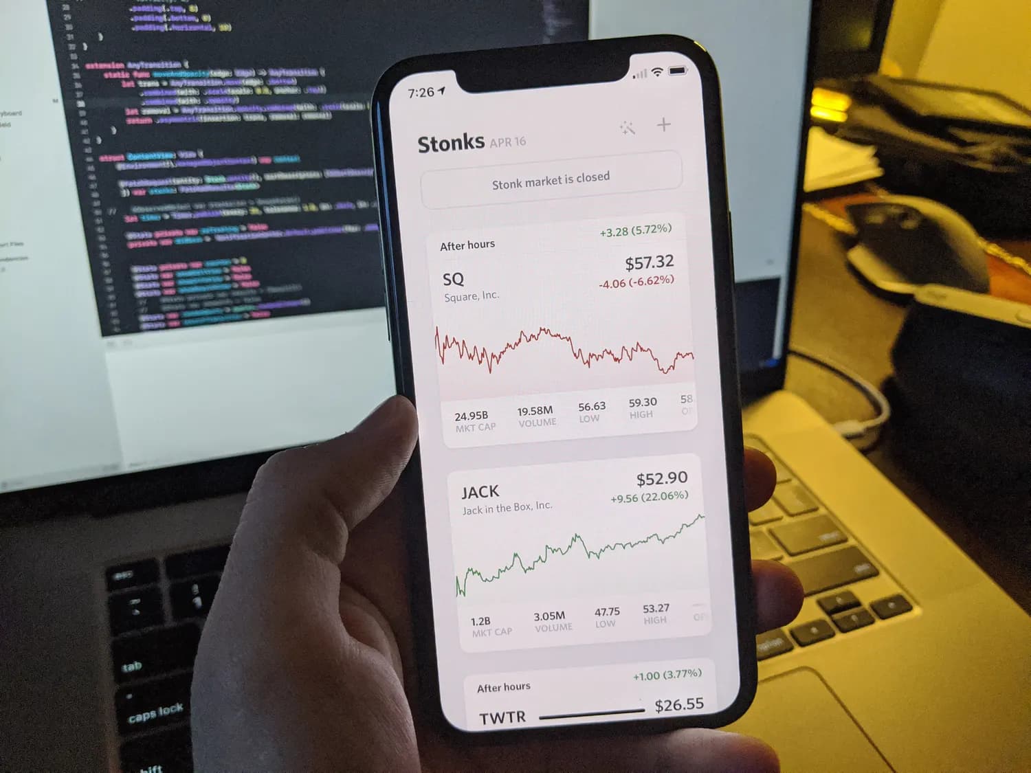 Early Stocketa build screenshot